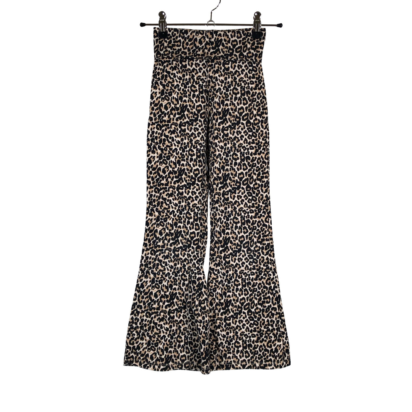 Unisex Lindex - Trikotaažist püksid, suurus 122 - 128 - Beige (1)