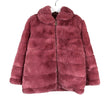 Unisex Lindex - Kunstkarusnahast mantel, suurus 116 - 122 - Roosa ()