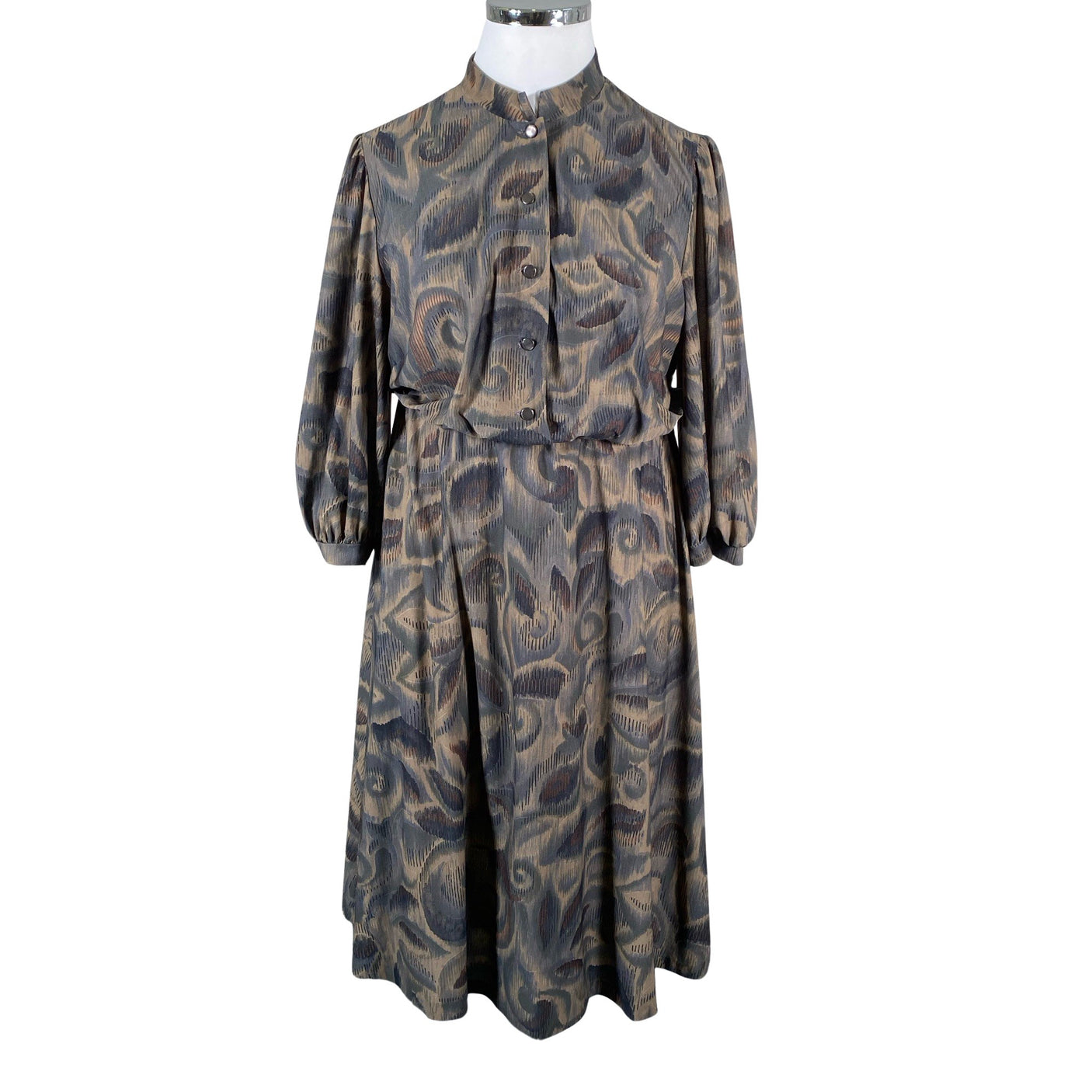 Unisex Soili-tuote - Trikotaažist kleit, suurus 44 - Pruun (1)