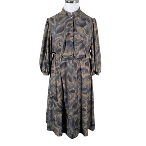Unisex Soili-tuote - Trikotaažist kleit, suurus 44 - Pruun (1)