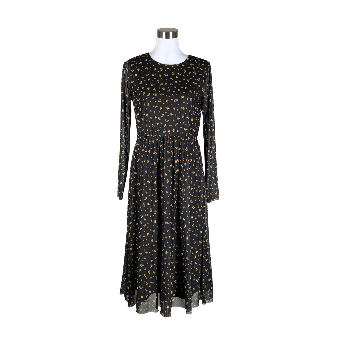 Unisex Y.A.S - Trikotaažist kleit, suurus 38 - Must (1)