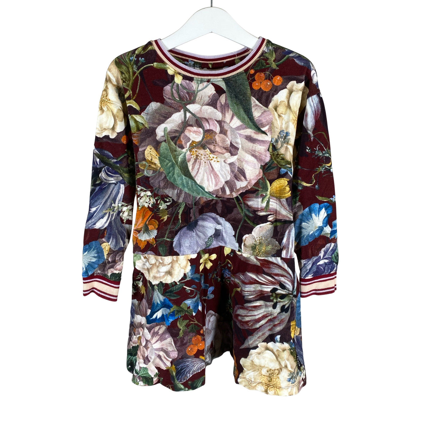 Unisex Molo Kids - Trikotaažist kleit, suurus 110 - 116 - Veinipunane (1)