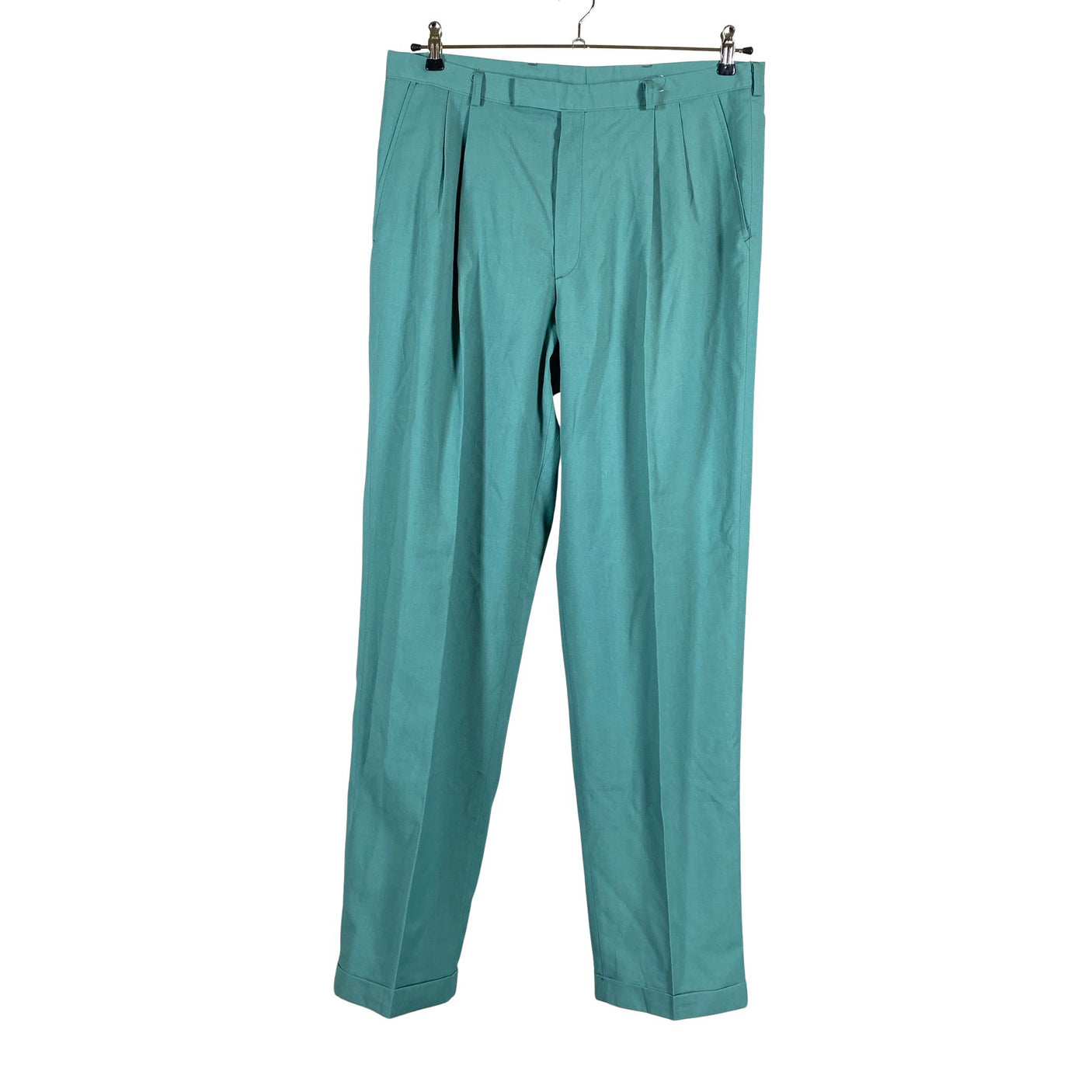 Unisex Handmade - Ülikonna püksid, suurus L - Roheline (1)