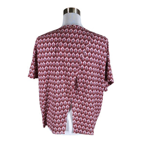 Unisex Silvian Heach - Lühikeste käistega pluus, suurus 38 - Heleroosa (2)