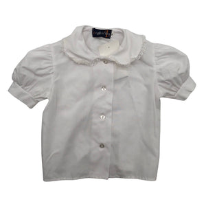 Unisex Z-collection - Lühikeste käistega pluus, suurus 74 - 80 - Valge (1)