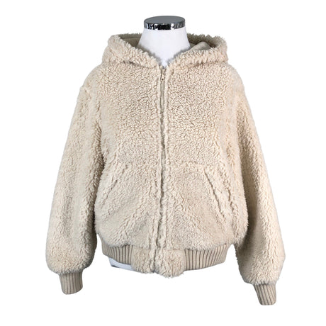 Unisex Next - Kunstkarusnahast mantel, suurus 44 - Looduslik valge ()