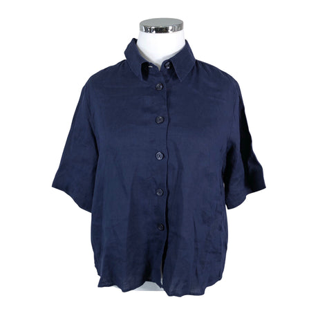 Unisex Benetton - Lühikeste käistega pluus, suurus 46 - Sinine ()