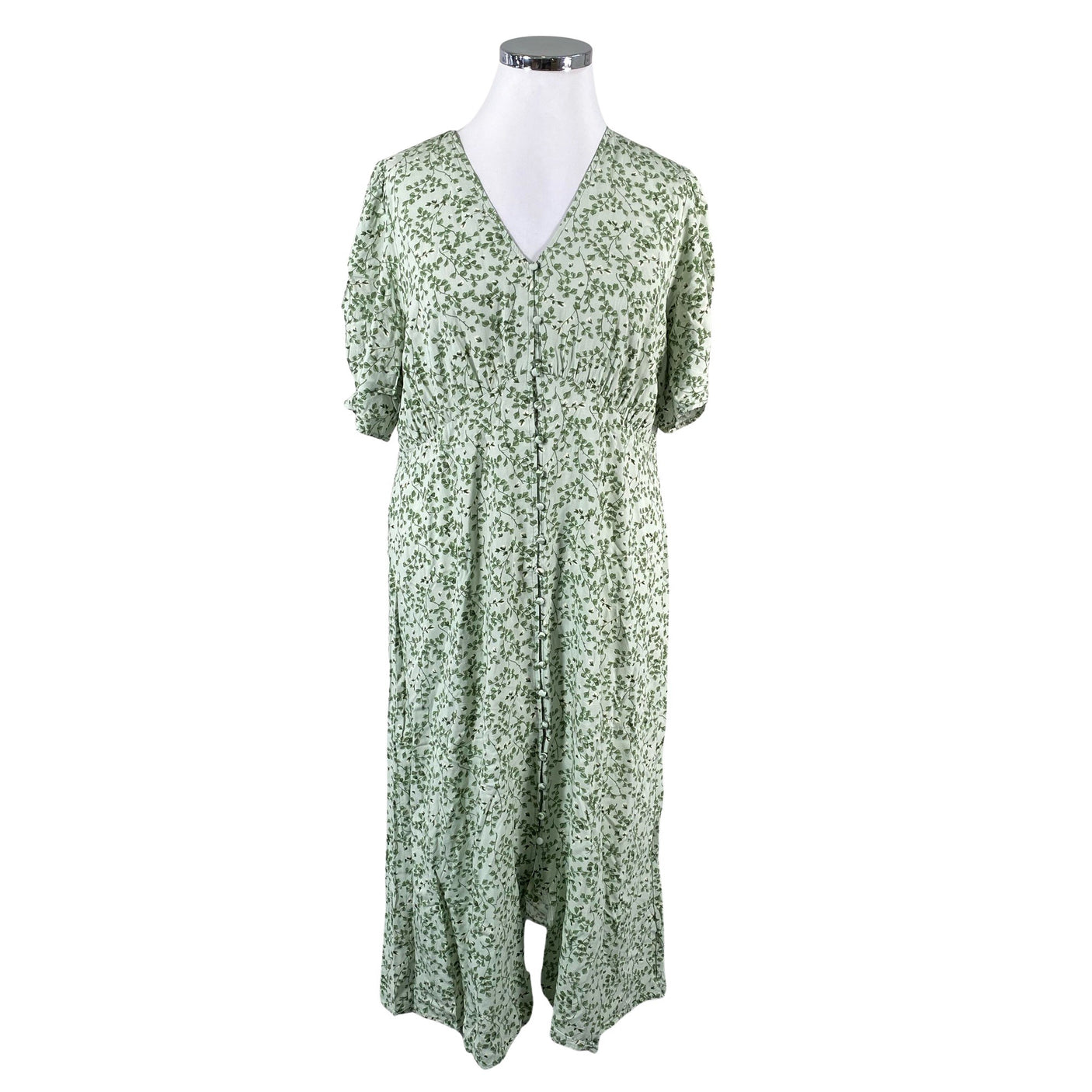 Unisex Lindex - Õhuke kleit, suurus 48 - Roheline (1)
