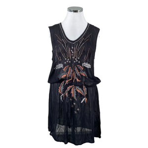 Unisex Nü - Õhuke kleit, suurus 42 - Must (1)