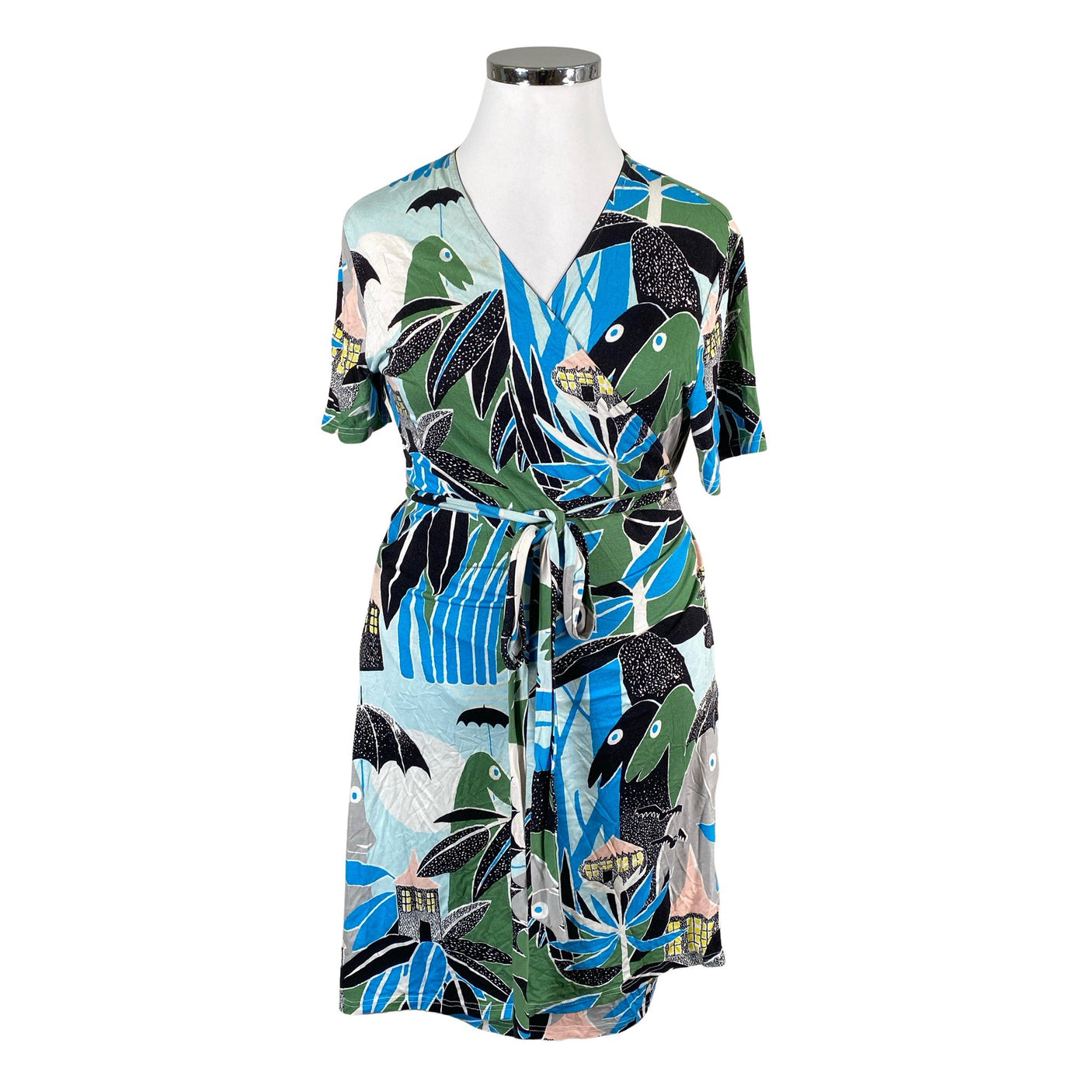 Unisex Martinex - Trikotaažist kleit, suurus 42 - Roheline (1)