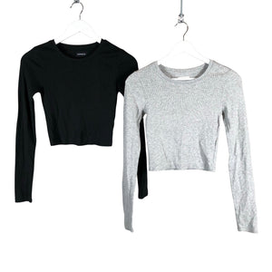 Unisex Even&Odd - Trikotaažist pluus, suurus 36 - Must (1)