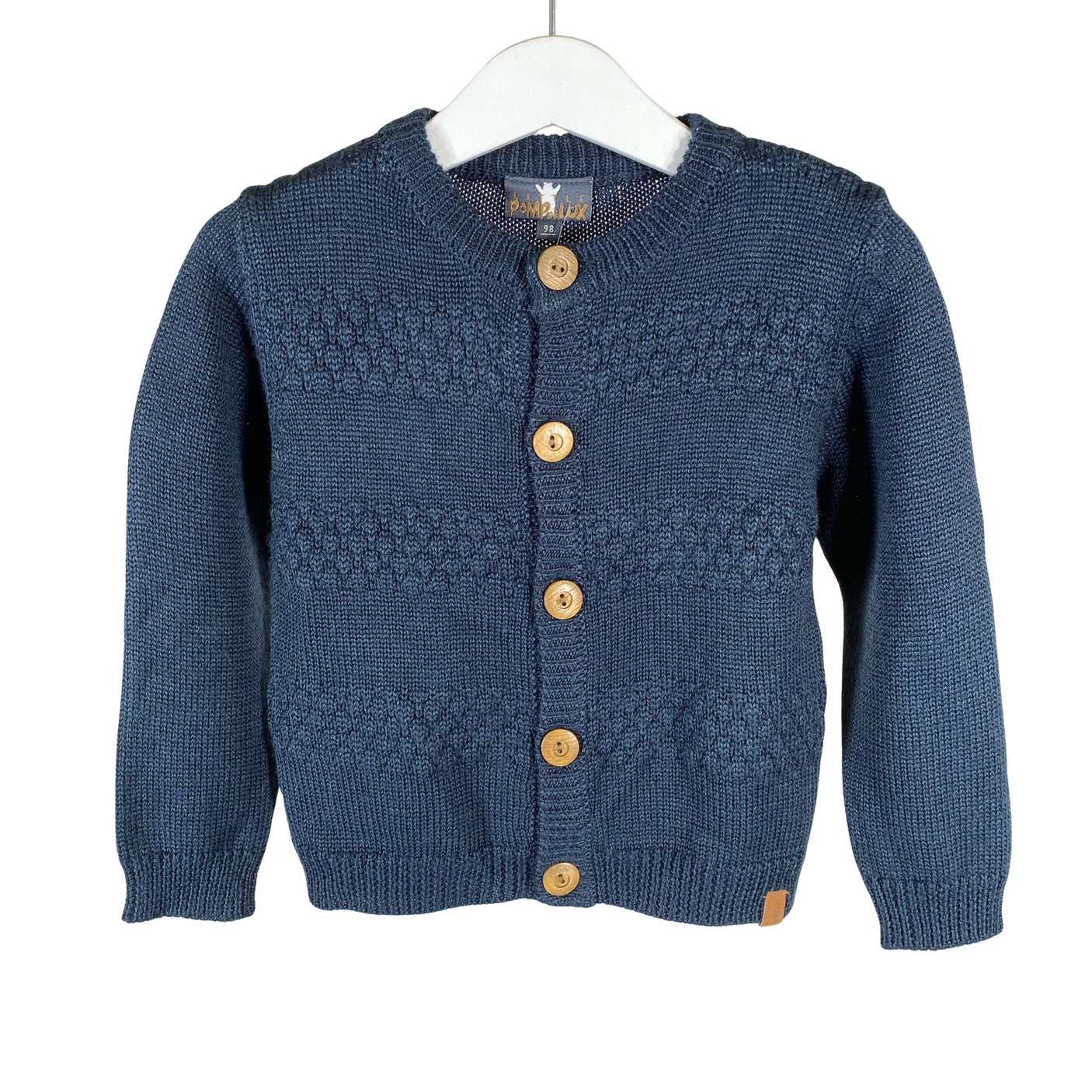 Unisex POMPdeLUX - Kardigan, suurus 92 - 98 - Sinine (1)
