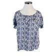 Unisex Fransa - Lühikeste käistega pluus, suurus 44 - Sinine ()
