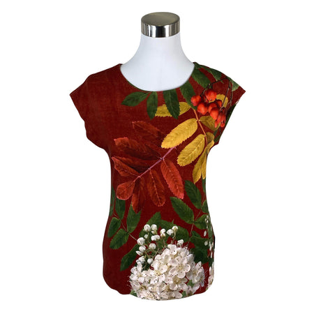 Unisex Ommellinen - T-särk, suurus 38 - Oranž ()