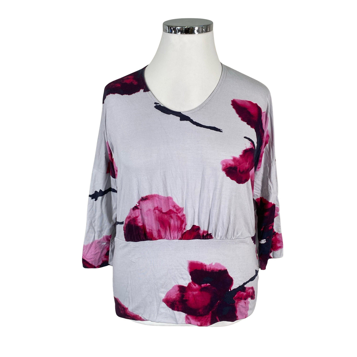 Unisex Nanso - Trikotaažist pluus, suurus 42 - Hall (1)