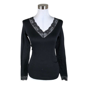 Unisex Culture - Trikotaažist pluus, suurus 36 - Must (1)