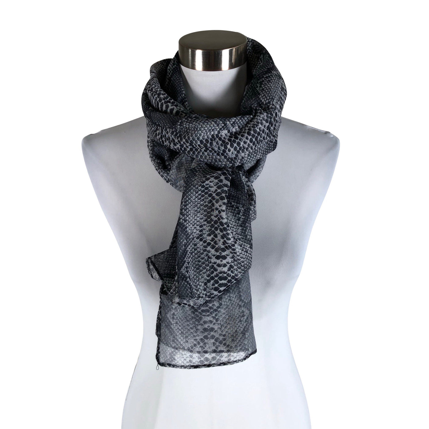Unisex VZ - Õhuke sall, suurus Midi - Hall (1)