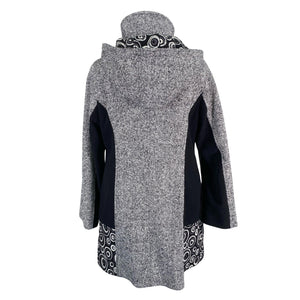 Unisex Scandinavian Look - Villane mantel, suurus 42 - Hall (2)