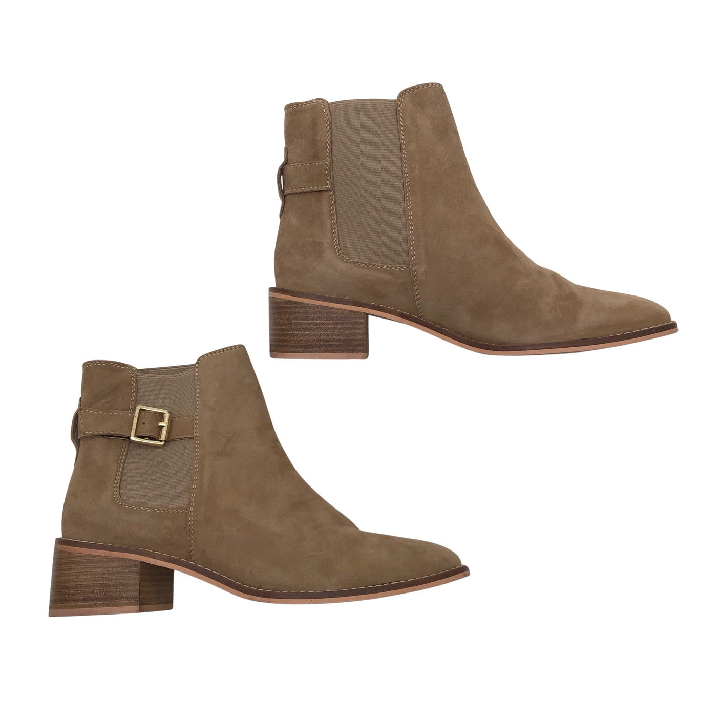 Unisex Kiomi - Poolsaapad, suurus 38 - Pruun (1)