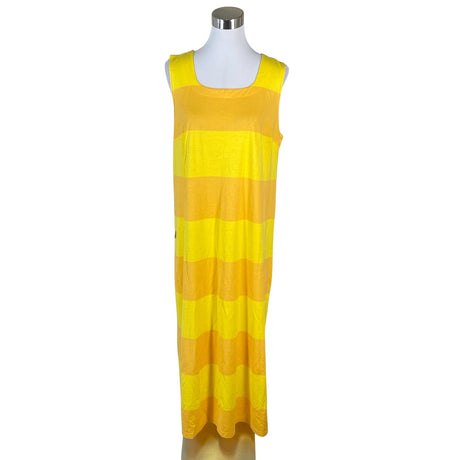 Unisex Marimekko - Trikotaažist kleit, suurus 40 - Kollane ()