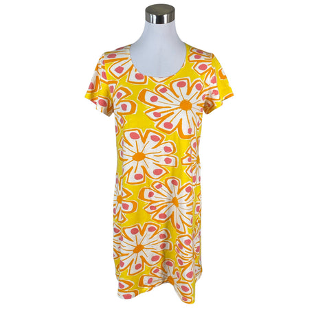 Unisex Marimekko - Trikotaažist kleit, suurus 40 - Kollane ()