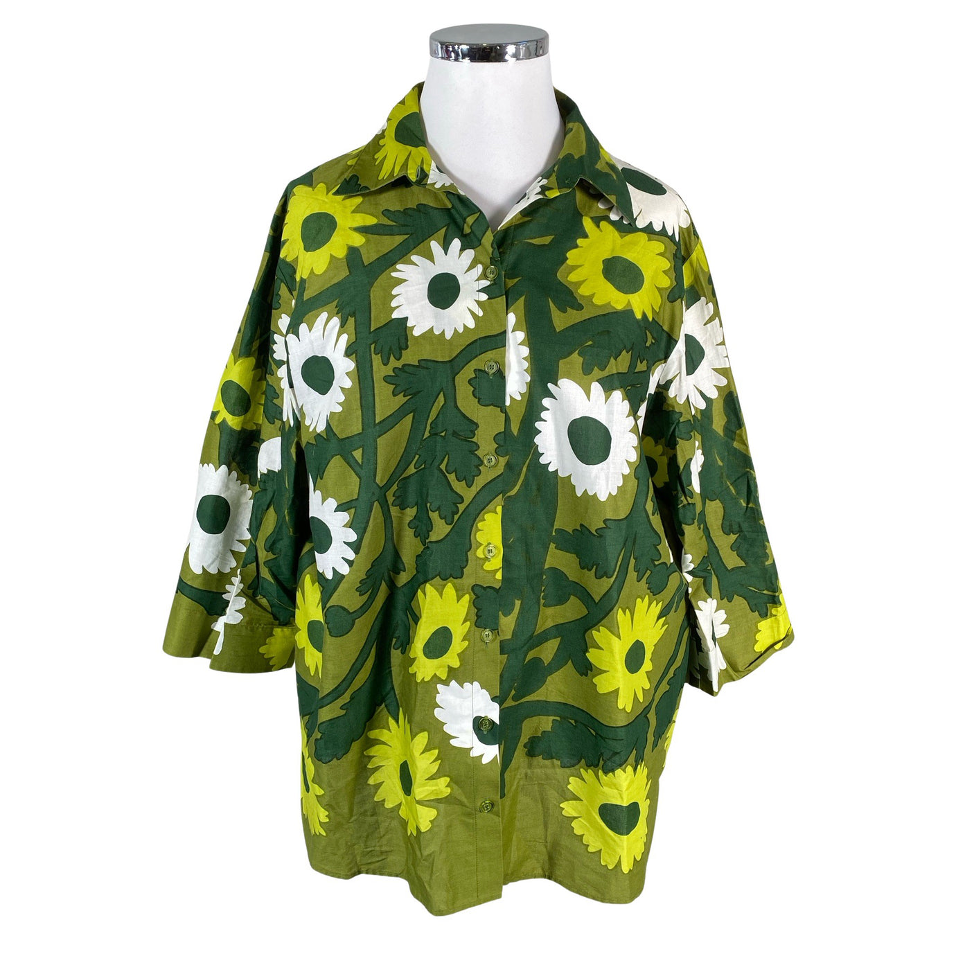 Unisex Marimekko - Õhuke tuunika, suurus 44 - Roheline (1)