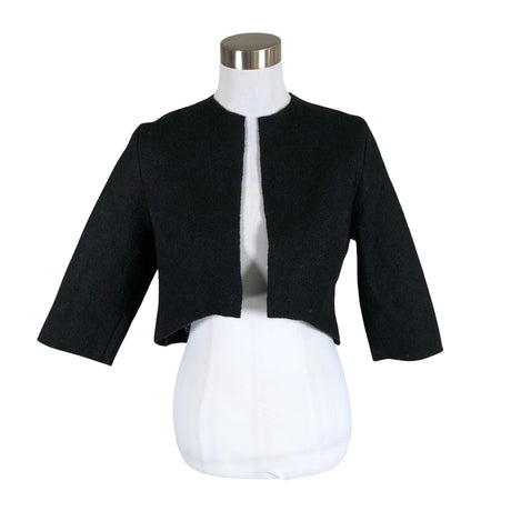 Unisex Erja Raittinen - Kootud boolero, suurus 34 - Must ()