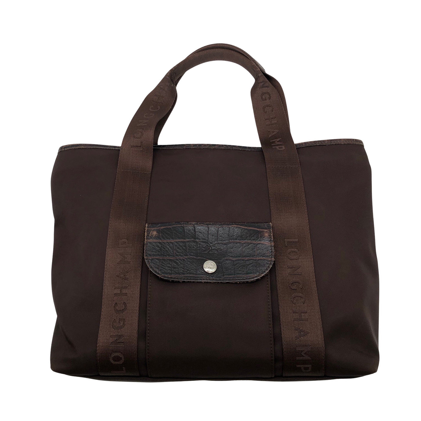 Unisex Longchamp - Käekott, suurus Maxi - Pruun (1)