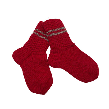 Unisex Handmade - Villased sokid, suurus 27 - Punane ()