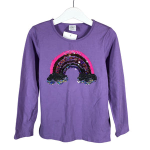 Unisex Lindex - Trikotaažist pluus, suurus 122 - 128 - Lilla (1)