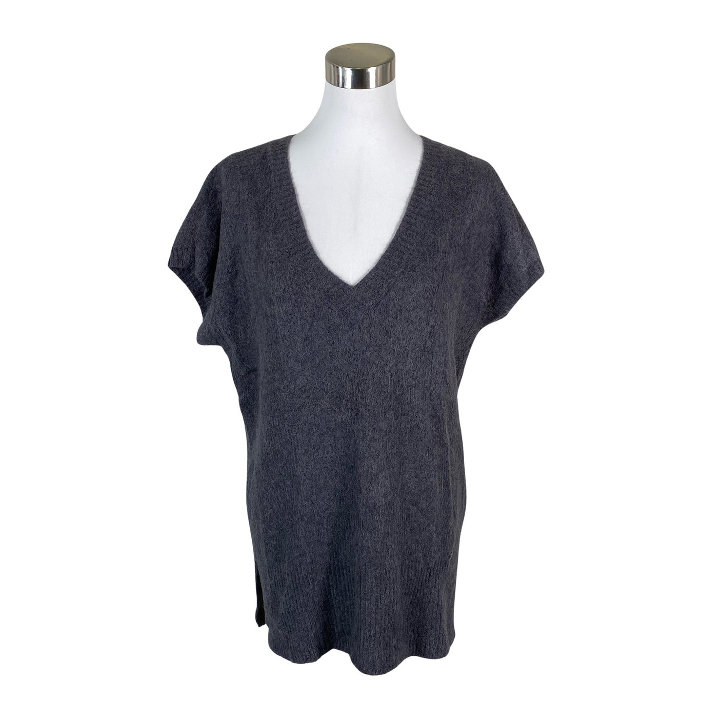 Unisex Mos Mosh - Kootud vest, suurus 36 - Hall (1)