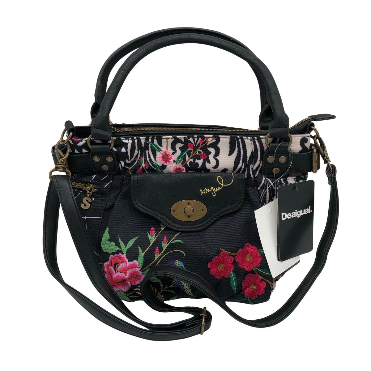 Unisex Desigual - Käekott, suurus Midi - Must (1)