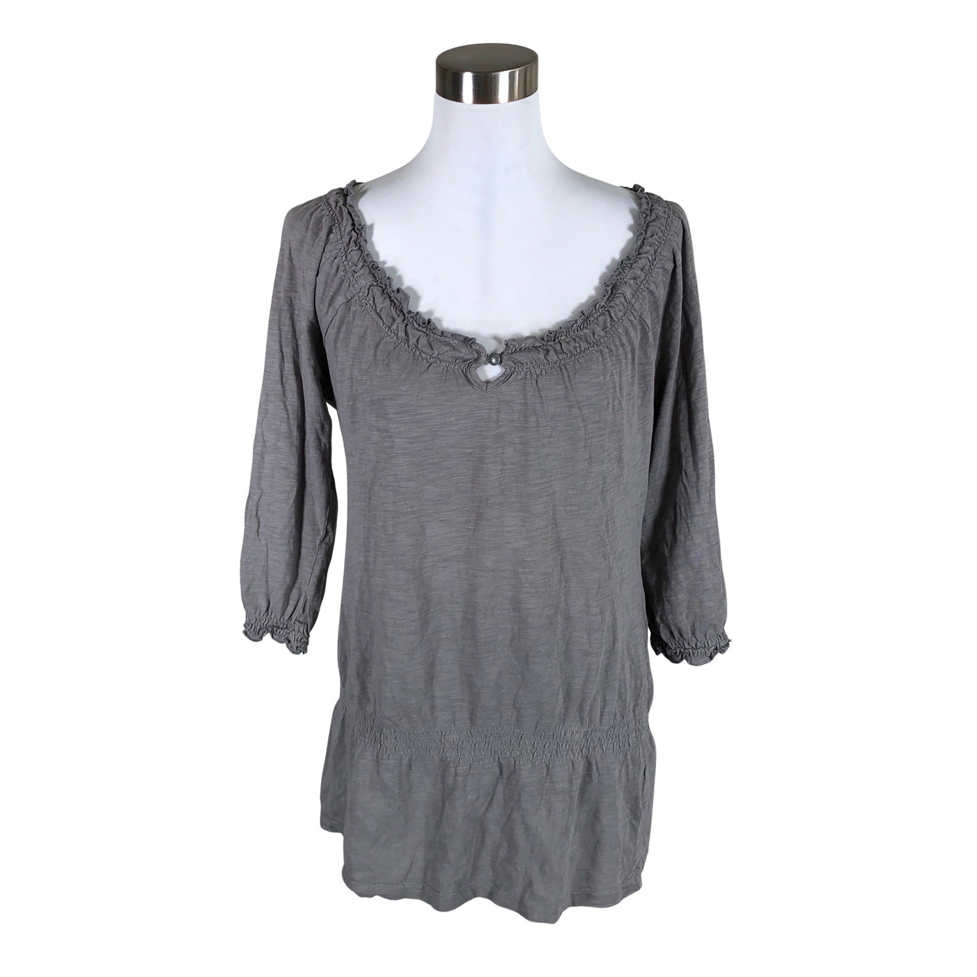 Unisex Esprit - Trikotaažist pluus, suurus 40 - Hall (1)