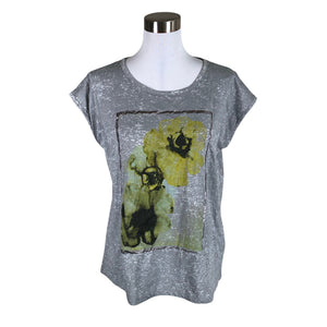 Unisex Fransa - T-särk, suurus 38 - Hall (1)