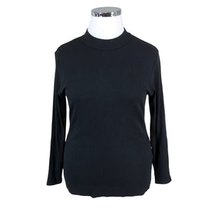 Unisex NOSH - Trikotaažist pluus, suurus 42 - Must (1)