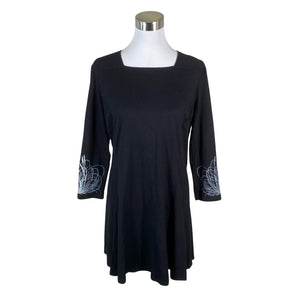 Unisex Anneli Keinonen - Trikotaažist tuunika, suurus 40 - Must (1)