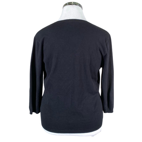Unisex Fransa - Kardigan, suurus 44 - Must (2)