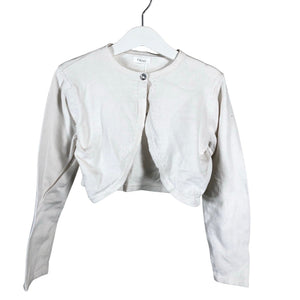 Unisex Next - Kootud boolero, suurus 116 - 122 - Valge (1)