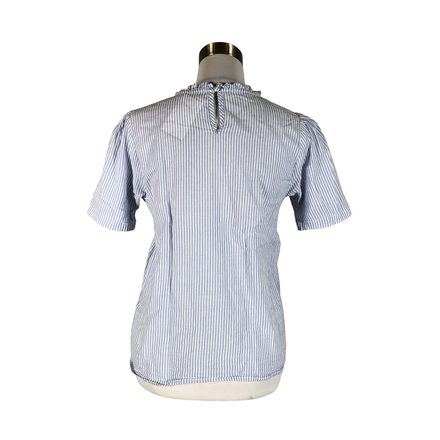 Unisex Cream - Lühikeste käistega pluus, suurus 40 - Helesinine (2)