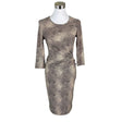 Unisex InWear - Trikotaažist kleit, suurus 34 - Beige ()