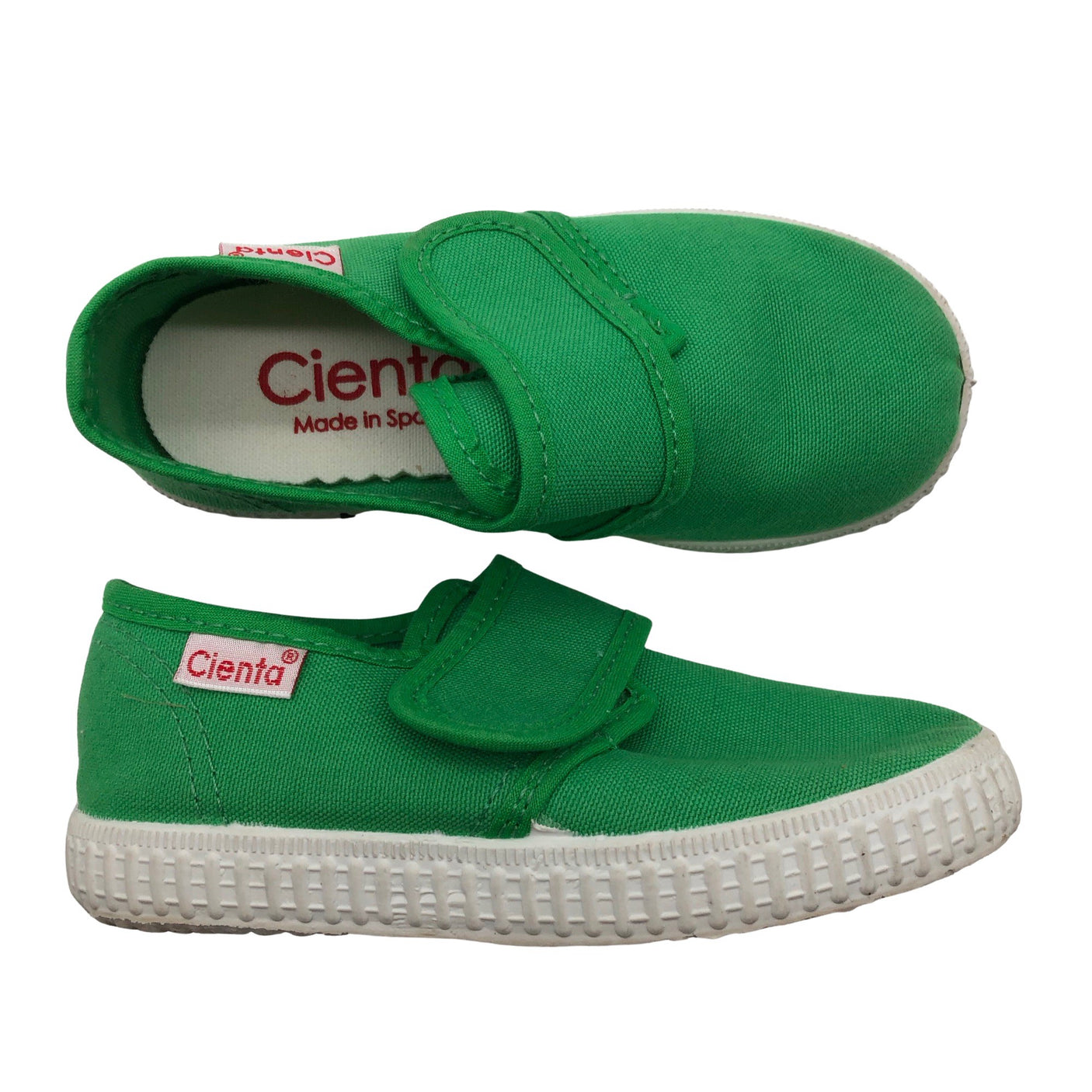 Unisex Cienta - Mokassiinid, suurus 24 - Roheline (1)