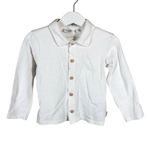 Unisex Sanetta - Trikotaažist pluus, suurus 86 - 92 - Valge (1)