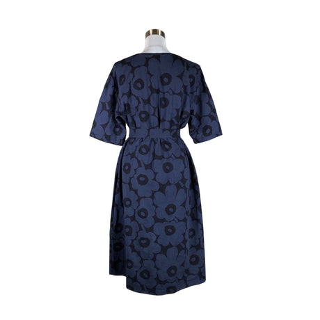 Unisex Marimekko - Trikotaažist kleit, suurus 38 - Sinine (2)