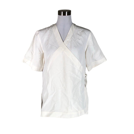 Unisex Arket - Lühikeste käistega pluus, suurus 40 - Looduslik valge ()