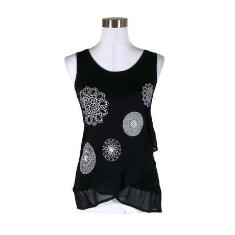 Unisex Desigual - Trikotaažist topp, suurus 38 - Must ()