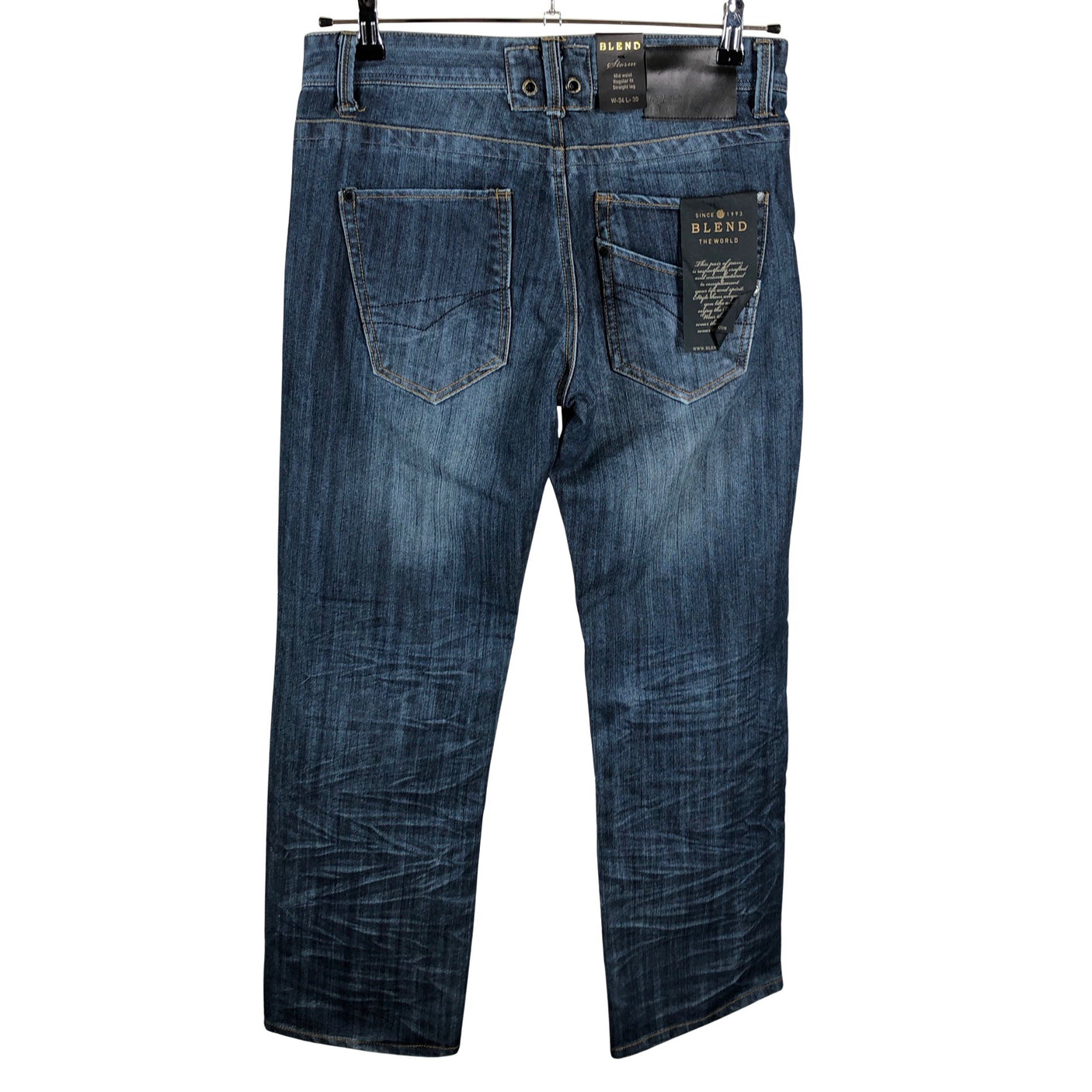 Unisex Blend - Teksad, suurus W34 - Sinine (2)