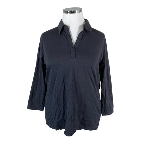 Unisex Nanso - Trikotaažist pluus, suurus 44 - Must ()
