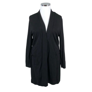 Unisex August Silk - Kardigan, suurus 44 - Must (1)