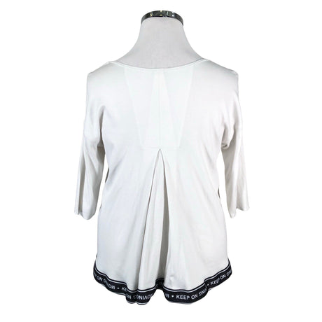 Unisex Marc Cain - Trikotaažist pluus, suurus 46 - Valge (2)