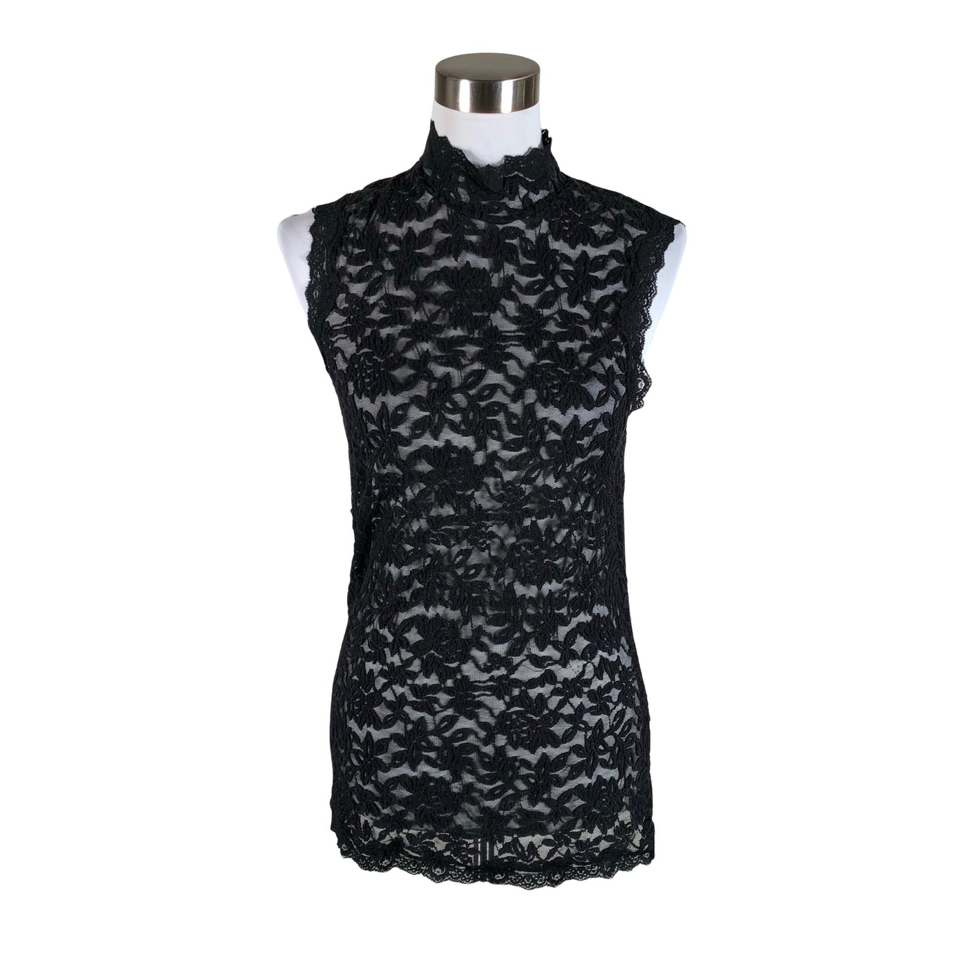 Unisex Rosemunde - Trikotaažist topp, suurus 40 - Must (1)